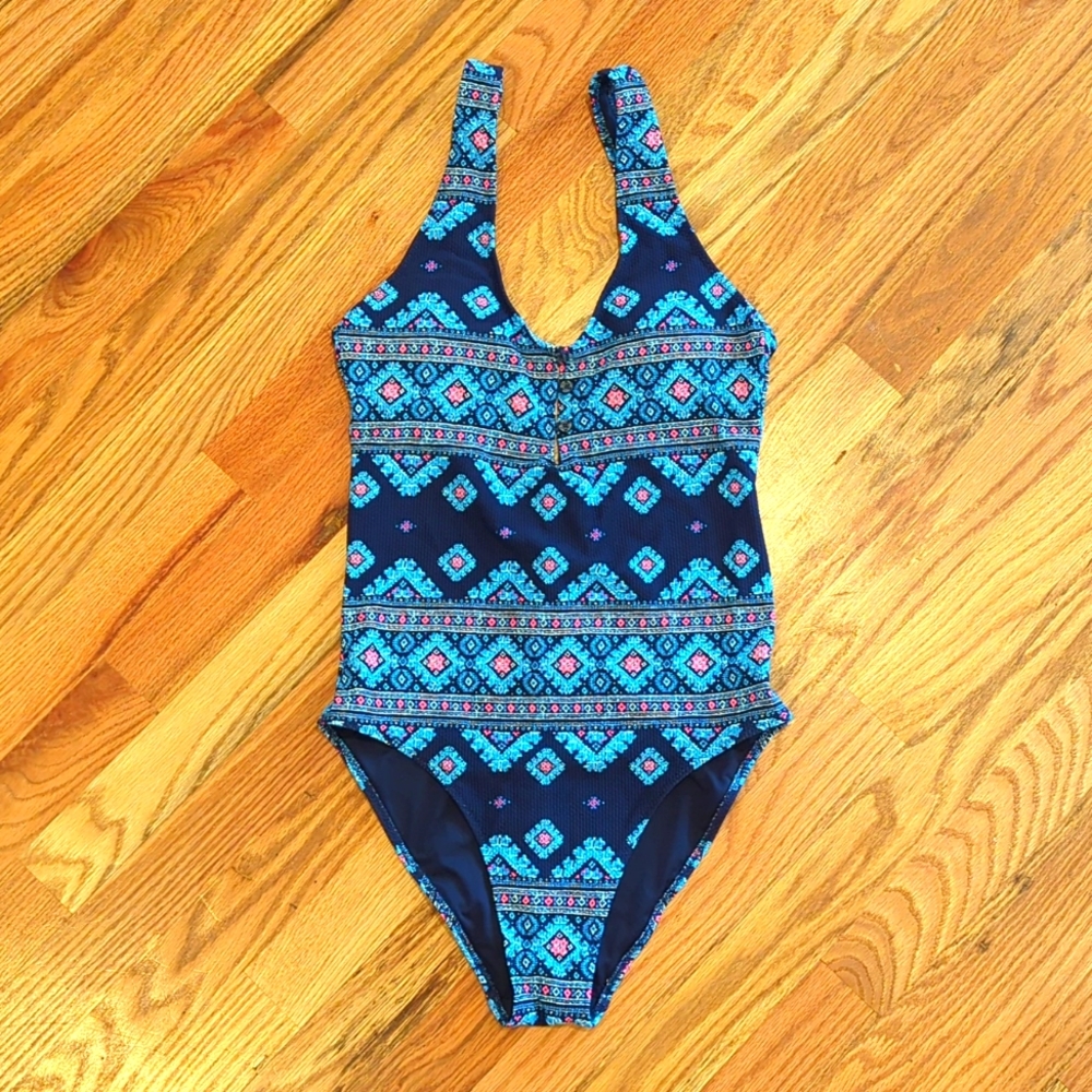 NWOT Aerie One Piece Navy Swimsuit